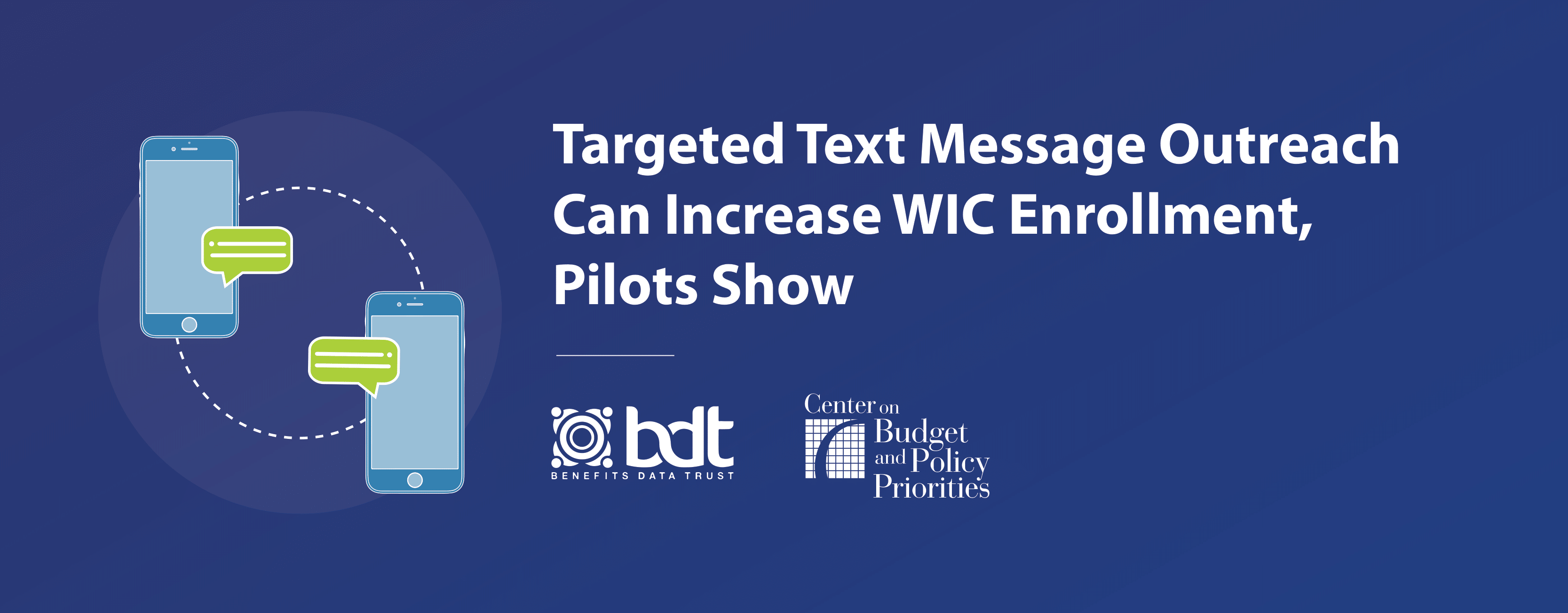 Targeted Text Message Outreach Can Increase WIC Enrollment