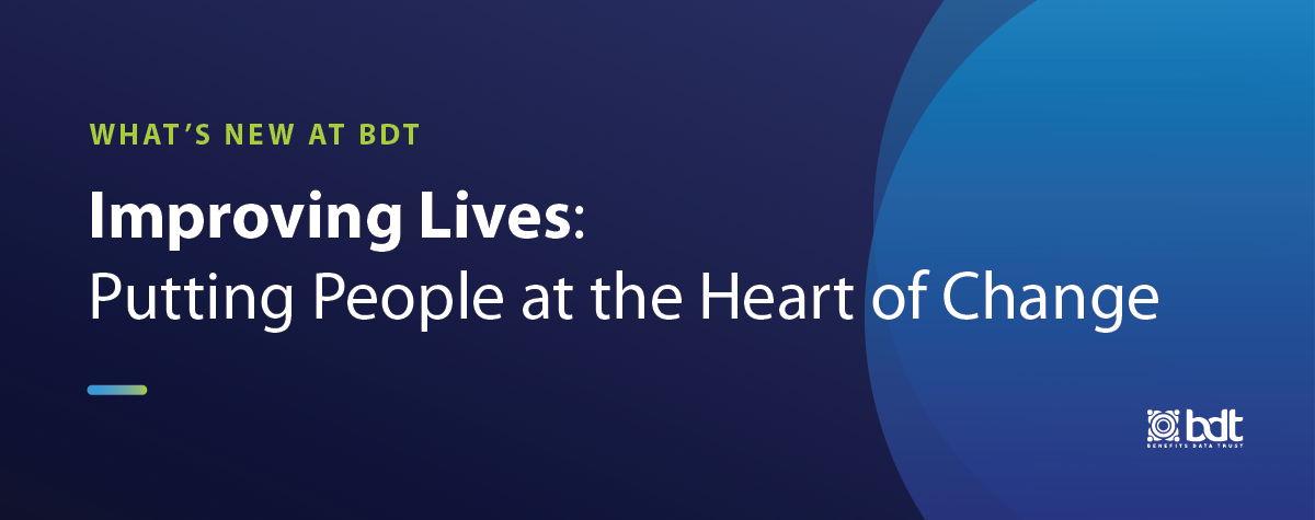 Improving Lives: Putting People At The Heart Of Change