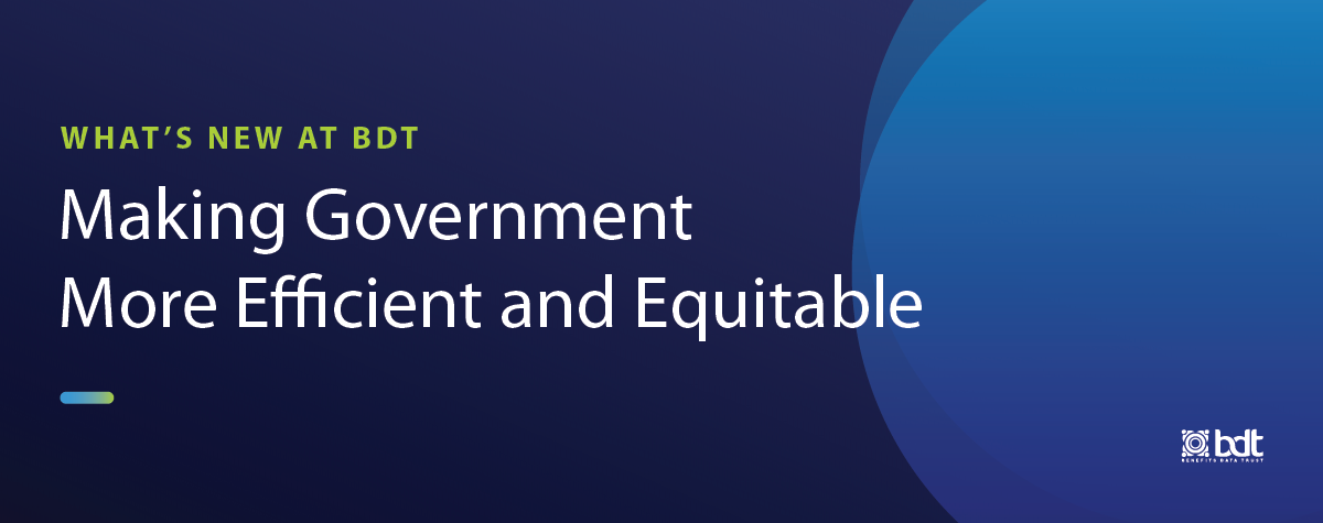 Making Government More Efficient And Equitable